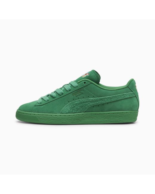 PUMA Green Suede Love Marathon Sneakers Schuhe