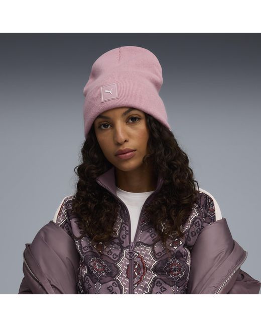 PUMA Purple Wardrobe Essentials Beanie, Accessoires