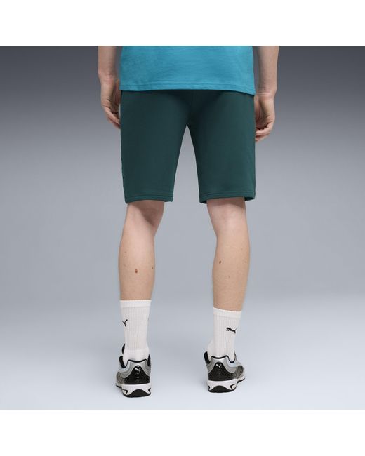 PUMA Green Manchester City King Sweat Shorts for men