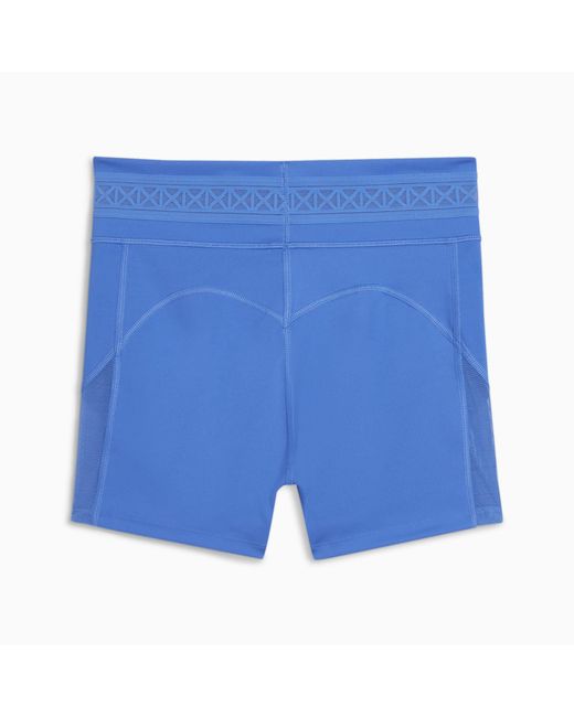 Shorts da training x PAMELA REIF in mesh di PUMA in Blue