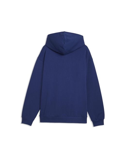 PUMA Blue Manchester City Ftblculture Relaxed Hoodie for men