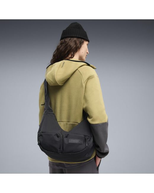 PUMA Black Bl Medium 15L Hobo Bag