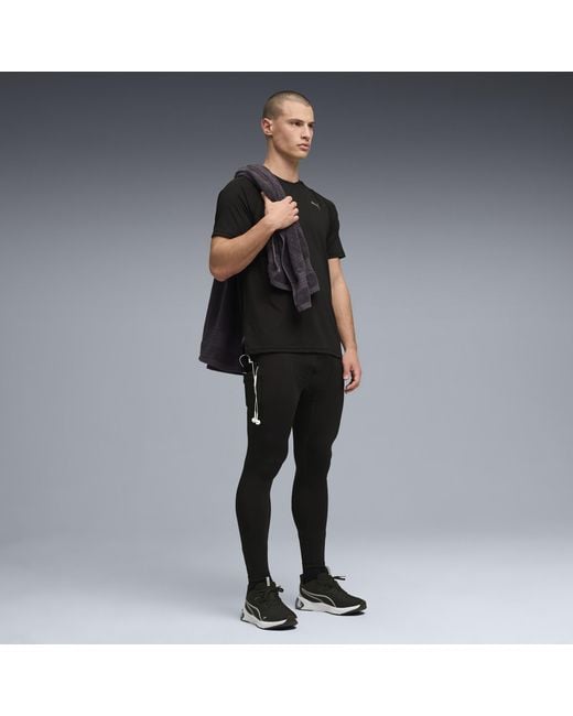 PUMA Black Pwrmode Training Base Layer Full Length Tight for men