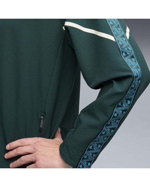 PUMA Manchester City King Ultimate Anthem Trainingsjacke Herren, Kleidung in Green für Herren