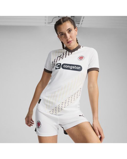 PUMA Fc St. Pauli 24/25 Uitshirt in het White