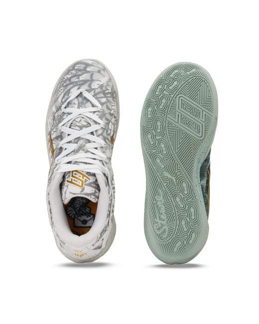 Scarpe Da Basket Stewie 4 Harry Potter Da Donna, Scarpe, Bianco/Verde Terrain di PUMA in Metallic