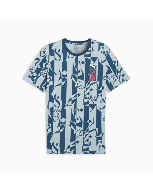 T-Shirt x NEYMAR JR Creativity di PUMA in Blue da Uomo