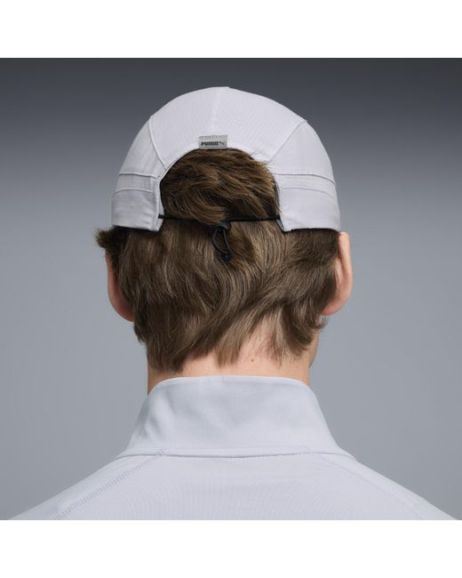 PUMA White Race Day 5 Panel Cap
