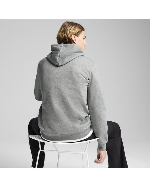 PUMA Essentials Small No. 1 Logo Hoodie Herren, Kleidung, Medium Heather in Gray für Herren