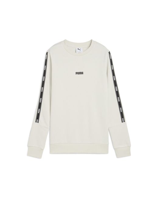 Felpa A Girocollo Con Nastro Da Donna di PUMA in White