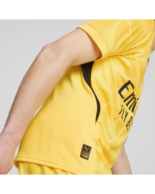 PUMA AC Mailand 24/25 Kurzärmliges Torwarttrikot in Yellow für Herren