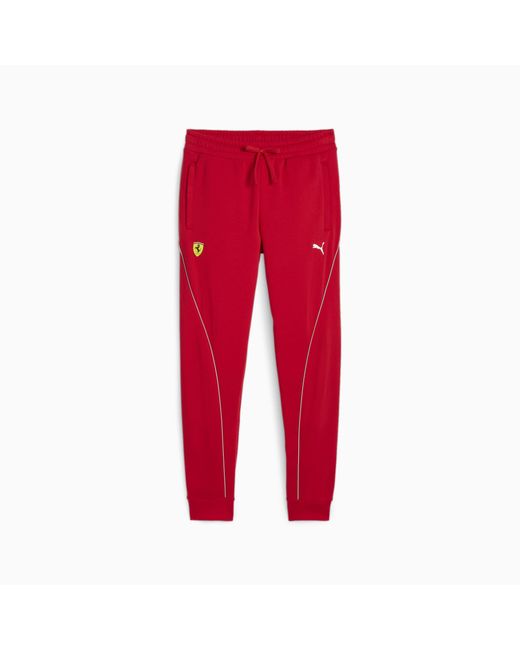 PUMA Red Scuderia Ferrari Motorsport Race Sweat Pants for men