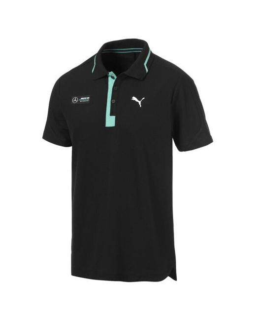 PUMA Mercedes Amg Petronas Polo Shirt in Black for Men Lyst