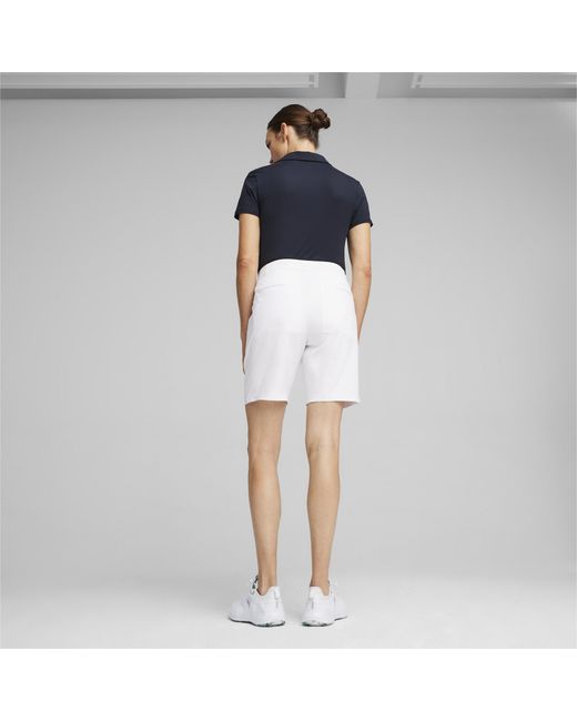 PUMA White W Costa 8,5" Golfshorts Damen