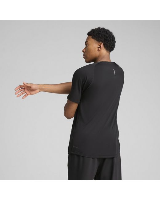 PUMA Black Everyday Cloudspun Ultra Soft Running T-Shirt for men