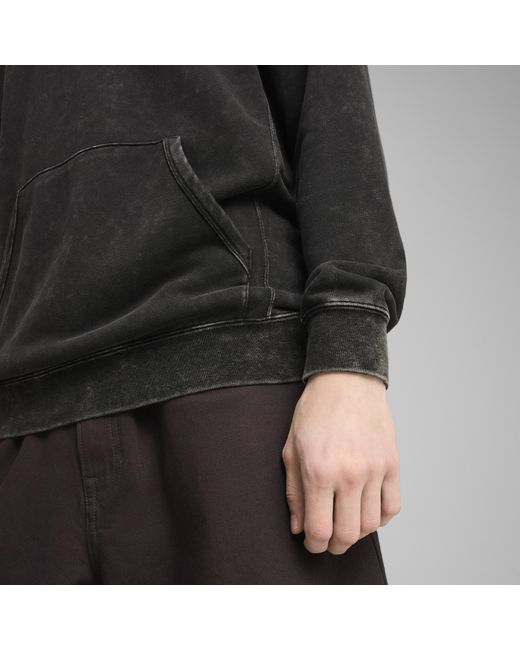 PUMA Black Class Pack Washed Hoodie for men