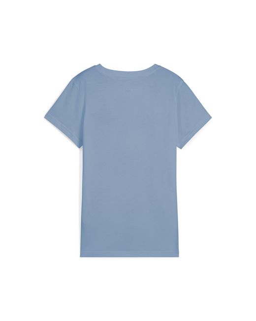 PUMA Ess Script T-Shirt Maat in het Blue