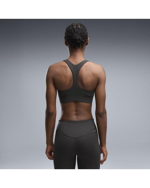 PUMA Black Shapeluxe Mid Sports Bra