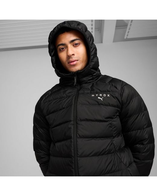 PUMA X Hyrox Donsjack Met Capuchon in het Black