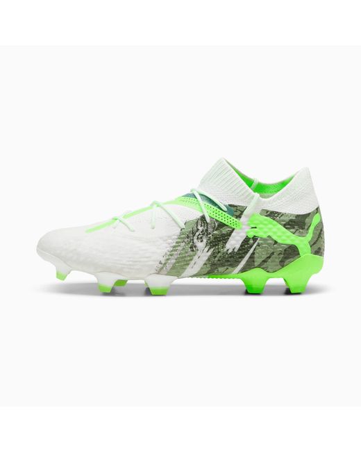 Scarpe Da Calcio Future 7 Ultimate Camo Fg/Ag Per Uomo, Bianco/Verde/Altro di PUMA in Green da Uomo
