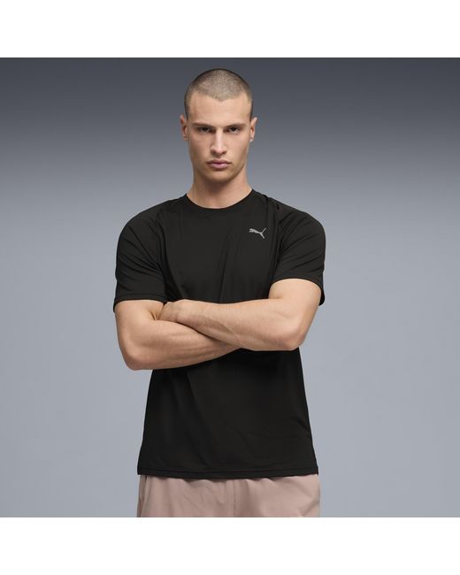 PUMA Black Pwrmode Training Training T-Shirt for men