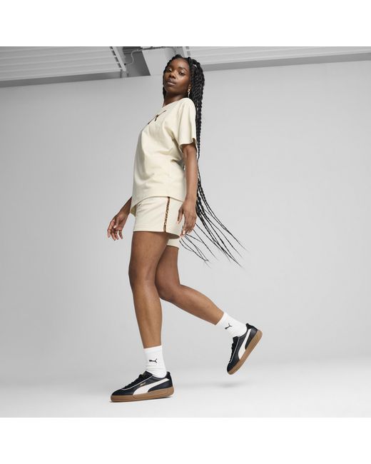 Shorts Essentials Graphic Animal 5" Para Mujer PUMA de color Natural