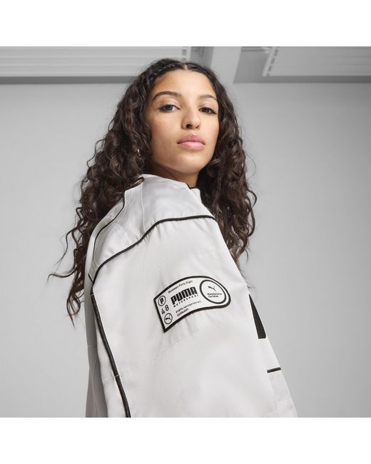 PUMA Gray Relaxed Racer Jacke