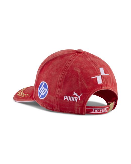PUMA Red Scuderia Ferrari Replica Monza Charles Leclerc Baseball Cap