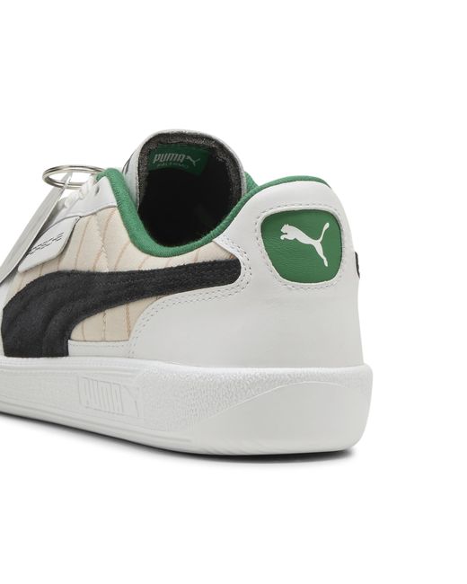 PUMA White Porsche Legacy Palermo Pinstripe Sneakers Schuhe
