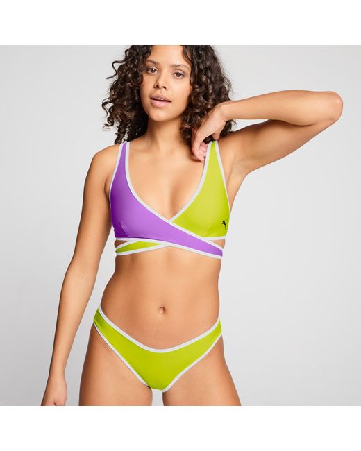 PUMA Korte Bikinitop Voor in het Red