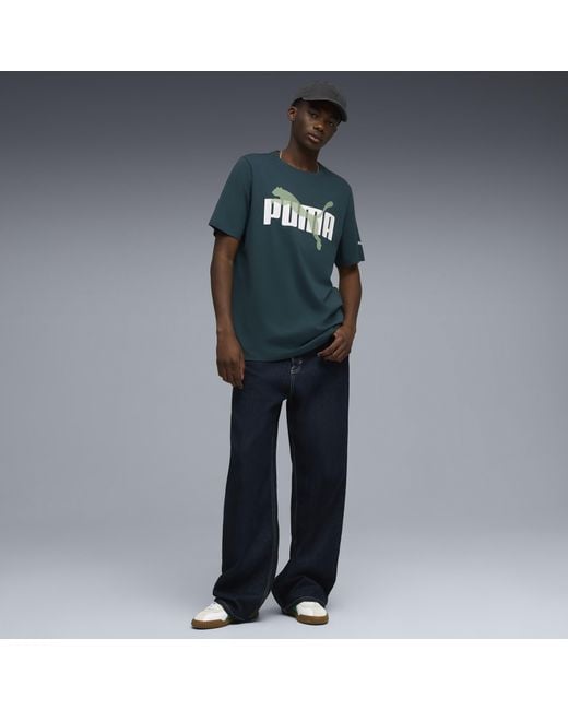 PUMA Green Intersect T-Shirt for men