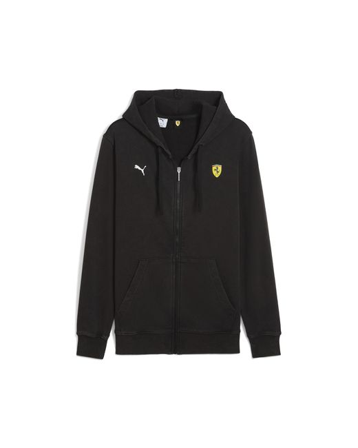 Chaqueta Deportiva Con Capucha Scuderia Ferrari Para Hombre, Motorsport, Negro PUMA de hombre de color Black