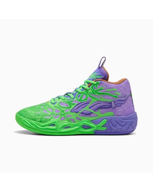 PUMA Green X Lamelo Ball X Tmnt Mb.04 Raphael And Donatello Basketball Shoes
