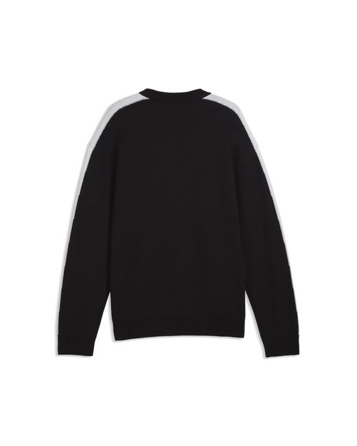 Pull En Maille Décontractée T7 E PUMA en coloris Black