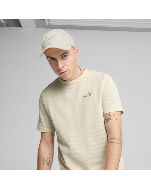 PUMA White ESS ELEVATED Baseballcap