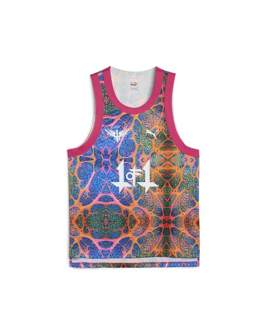 PUMA Team Melo Basketballtrikot Herren in Blue für Herren