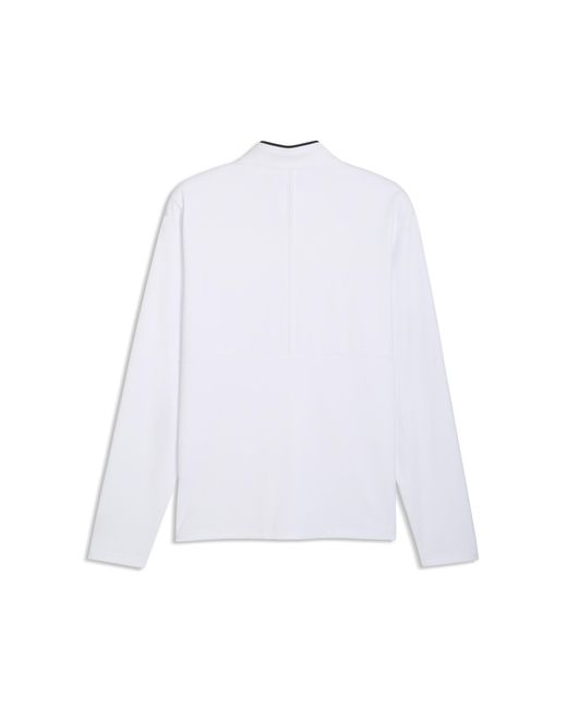 PUMA White Cloudspun Tech Tour Golf Jacket for men