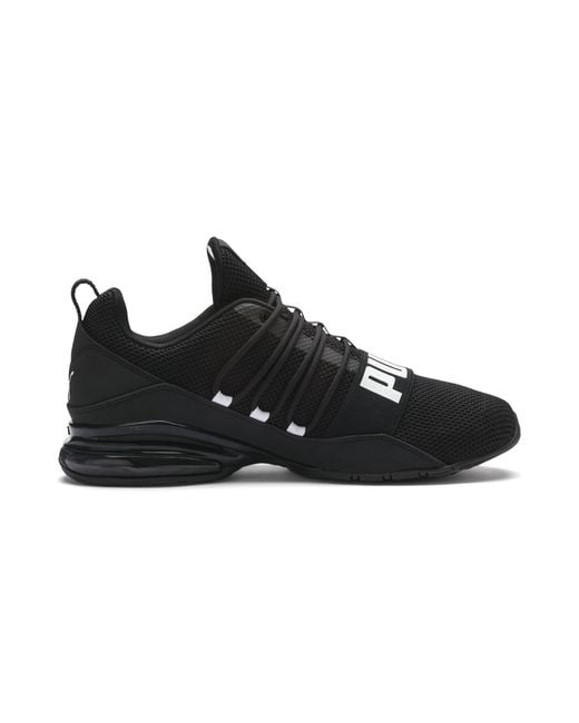 PUMA Black Cell Regulate Woven Running Shoes for men