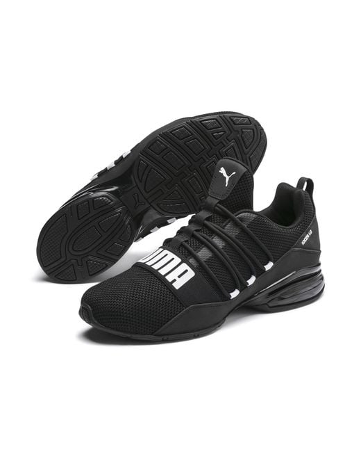 PUMA Black Cell Regulate Woven Running Shoes for men