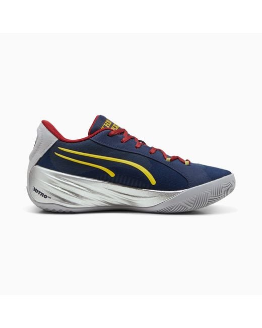 PUMA Blue All-Pro Nitroâ¢ Polar Express Basketball Shoes, Dark