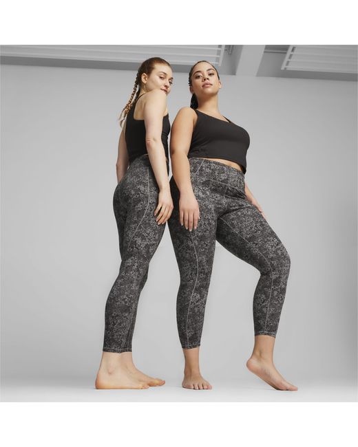 Pantaloni aderenti da allenamento Studio Foundations di PUMA in Gray