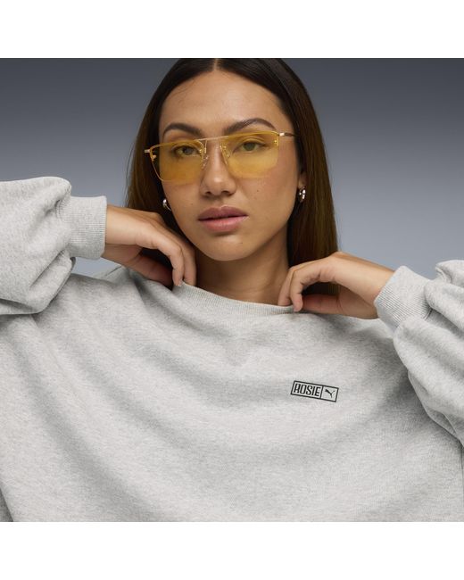 PUMA X Rosã Oversized Top Met Ronde Hals Voor Maat in het Gray