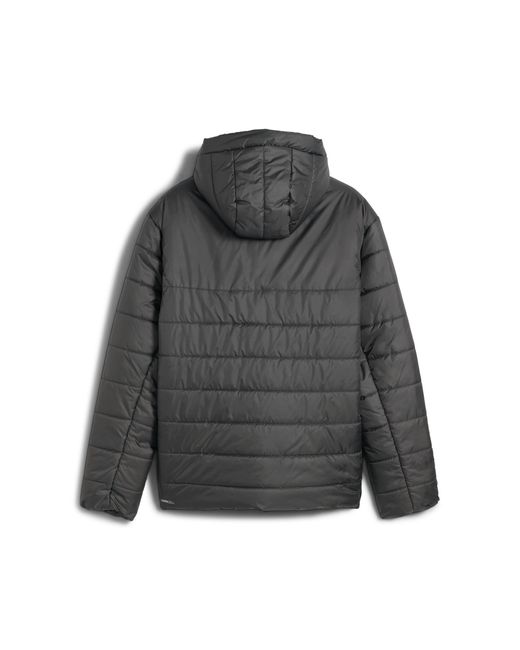 PUMA Gray Ess Hooded Padded Jacket for men
