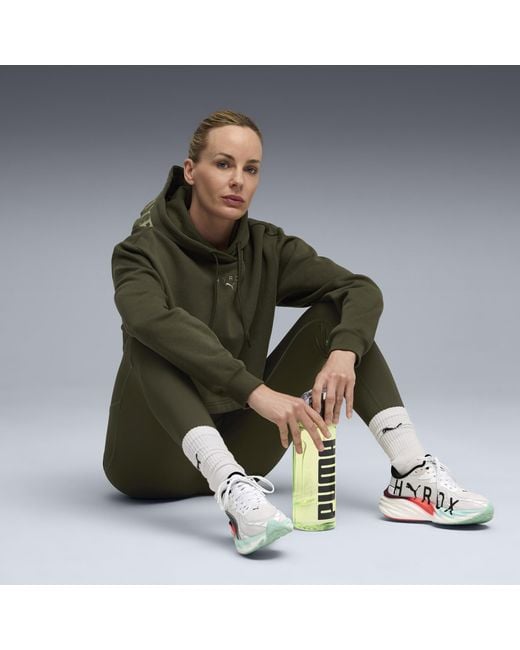 PUMA Green X Hyrox Heavyweight Hoodie Damen