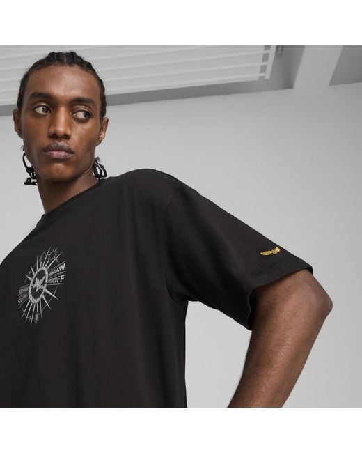 ★★PUMA★★ Puma X Harry Potter Oversized Graphic Tee Black Men's PUMA Harry Potter Oversized Graphic T-Shirt | Zappos.com