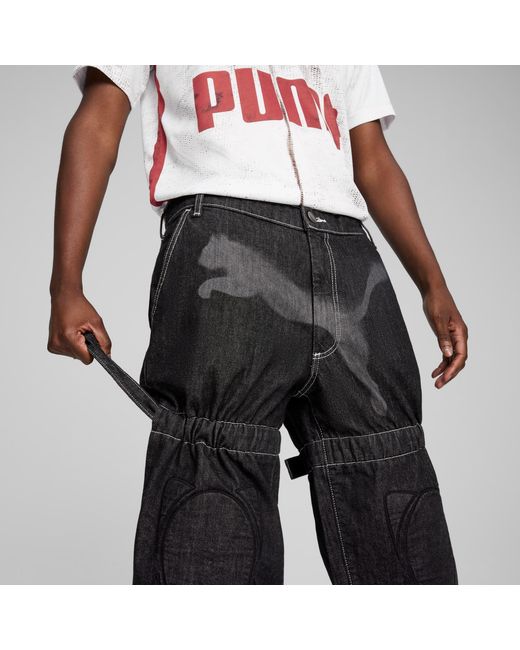 PUMA A$Ap Rocky X Broek Met Kniestukken Voor Zwart/Blauw in het Black