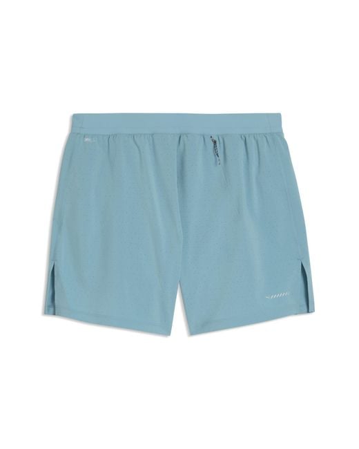 PUMA Blue Dreamrun Drycell Running 5" Shorts for men
