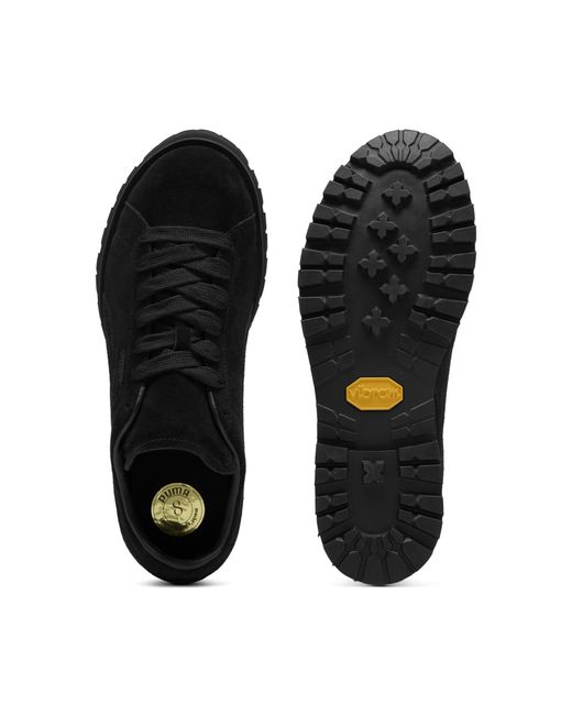 PUMA Black Suede Vibram Sneakers
