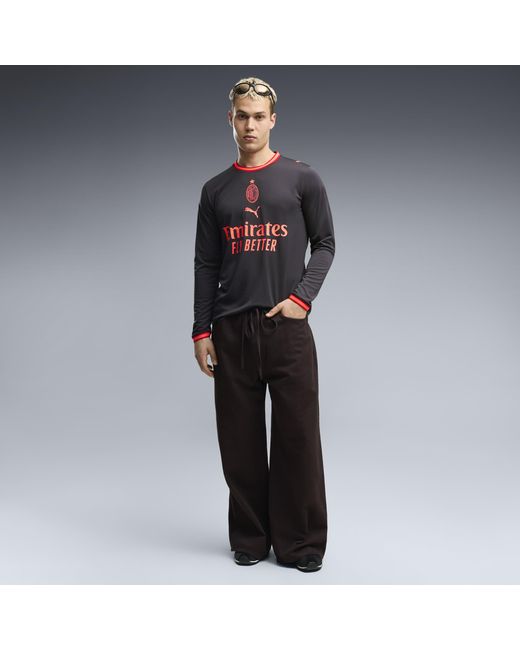 PUMA Black Ac Milan 26/27 Third Long Sleeve Jersey for men