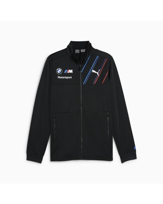 PUMA Black Bmw M Motorsport Team Track Jacket for men